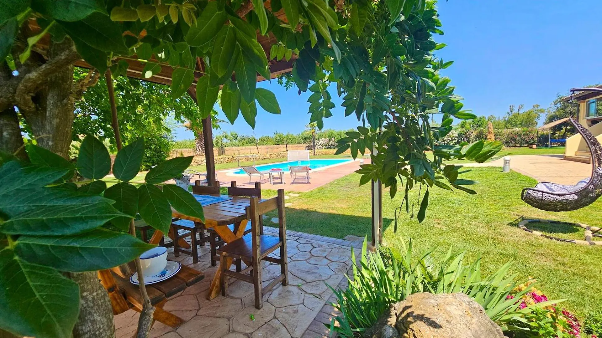 Large Villa Mediterranea In The Heart Of Coral Shore With Swimming Pool Large Garden With Palm Trees Αλγκέρο