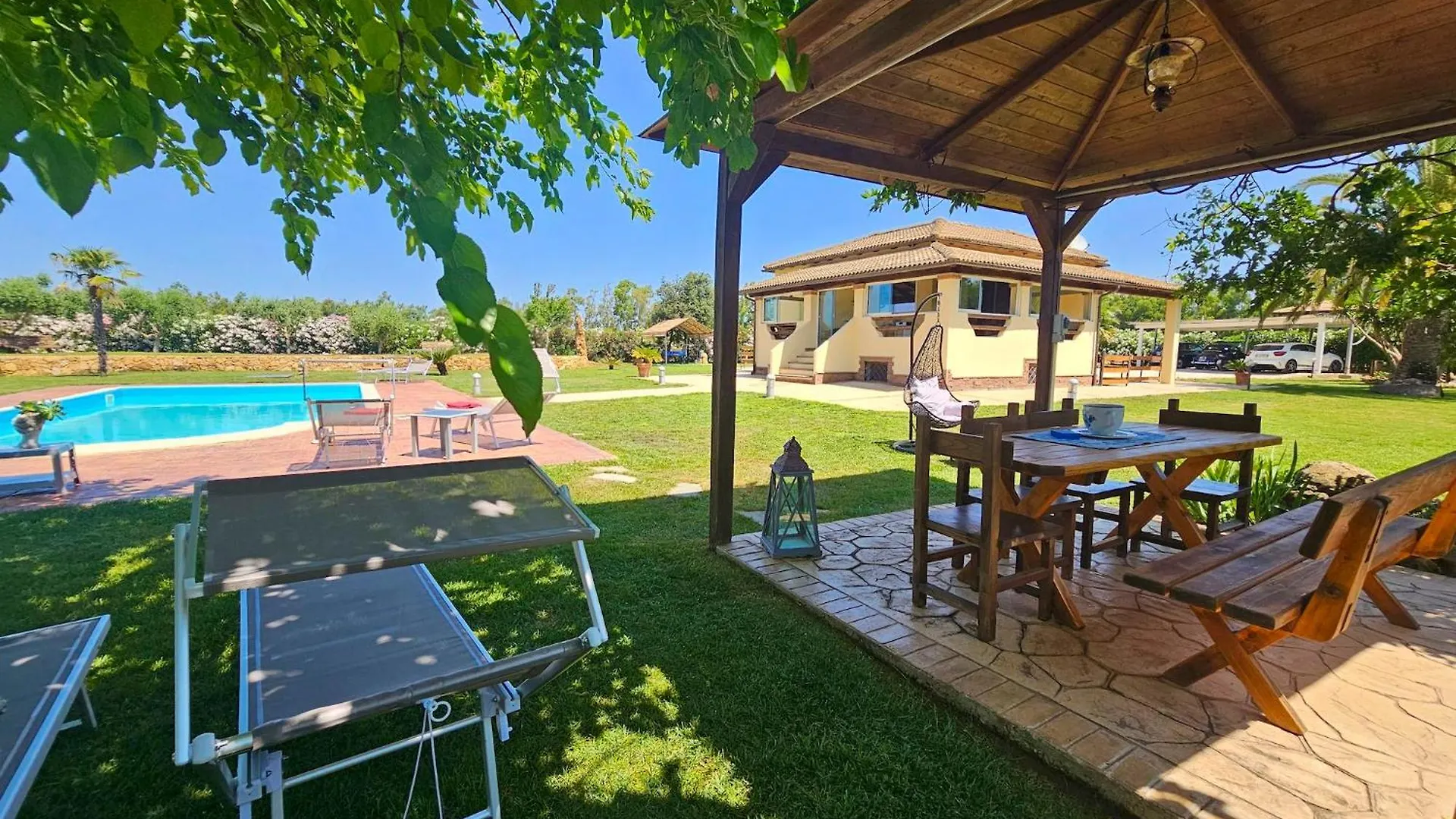Large Villa Mediterranea In The Heart Of Coral Shore With Swimming Pool Large Garden With Palm Trees Αλγκέρο